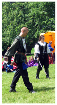 Brother and Sister warriors at the Tournament